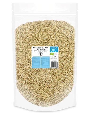 KASZA GRYCZANA NIEPALONA BEZGLUTENOWA BIO 5 kg - HORECA (BIO PLANET)