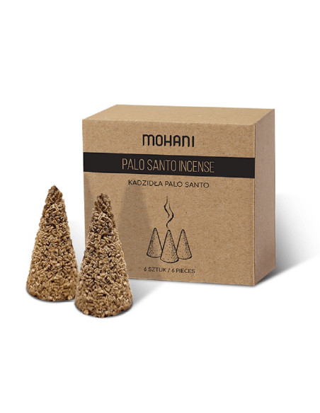 KADZIDEŁKA STOŻKOWE PALO SANTO (6 szt.) 20 g - MOHANI
