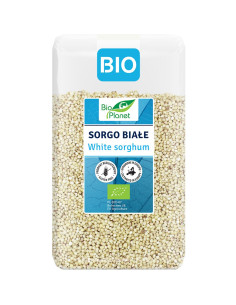 SORGO BIAŁE OBŁUSZCZONE BEZGLUTENOWE BIO 1 kg - BIO PLANET