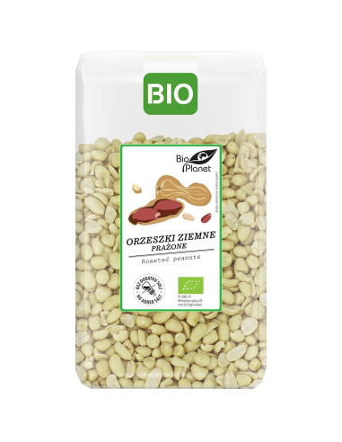 ORZESZKI ZIEMNE PRAŻONE BEZ SOLI BIO 1 kg - BIO PLANET
