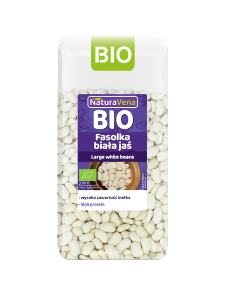 FASOLKA BIAŁA JAŚ BIO 400 g - NATURAVENA