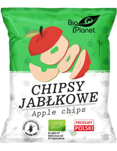 CHIPSY JABŁKOWE BEZGLUTENOWE BIO 100 g - BIO PLANET
