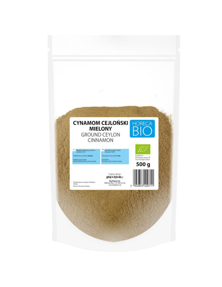 CYNAMON CEJLOŃSKI MIELONY BIO 500 g - HORECA (BIO PLANET)