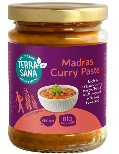 PASTA CURRY MADRAS BIO 130 g - TERRASANA