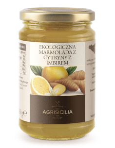 MARMOLADA Z CYTRYN Z IMBIREM BIO 360 g - AGRISICILIA (PRODUKT SEZONOWY)