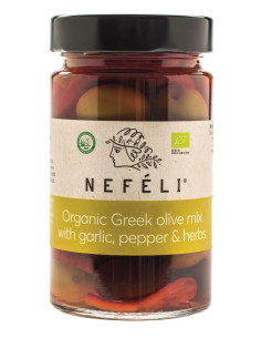 OLIWKI MIX BEZ PESTEK W ZALEWIE BIO 295 g (140 g) - NEFELI