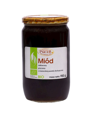 MIÓD GRYCZANY BIO 950 g - PASIEKA PUCER