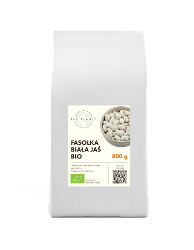 FASOLKA BIAŁA JAŚ BIO 800 g - THE PLANET