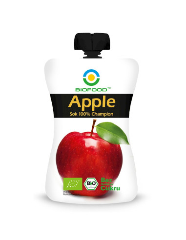SOK JABŁKOWY 100 % CHAMPION BEZGLUTENOWY BIO 200 g - BIOFOOD