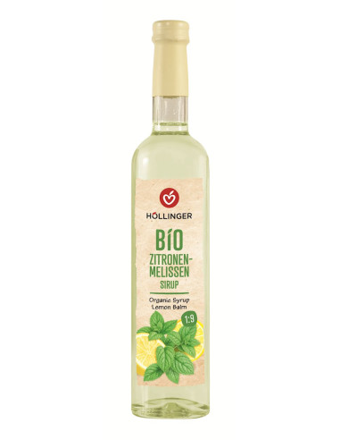 SYROP O SMAKU CYTRYNY Z MELISĄ BIO 500 ml - HOLLINGER