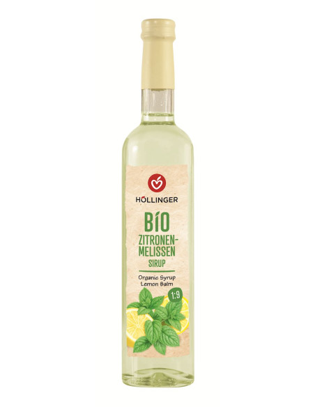 SYROP O SMAKU CYTRYNY Z MELISĄ BIO 500 ml - HOLLINGER