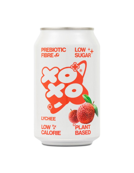 NAPÓJ MUSUJĄCY O SMAKU LICZI 330 ml - XOSODA