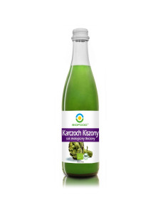 SOK Z KARCZOCHA KISZONEGO BEZGLUTENOWY BIO 500 ml - BIOFOOD