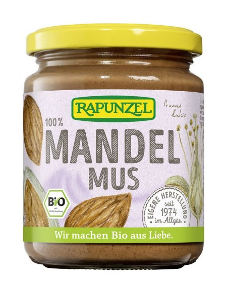 KREM Z MIGDAŁÓW PRAŻONYCH 100 % BIO 250 g - RAPUNZEL