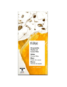 CZEKOLADA BIAŁA STRACCIATELLA BIO 80 g - VIVANI