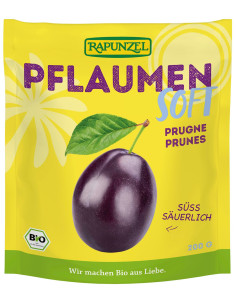 ŚLIWKI SOFT BEZ PESTEK BIO 200 g - RAPUNZEL