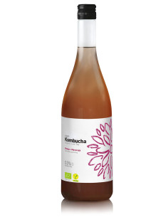 KOMBUCHA Z MANGO I MARAKUJĄ BEZGLUTENOWA BIO 750 ml - VIGO