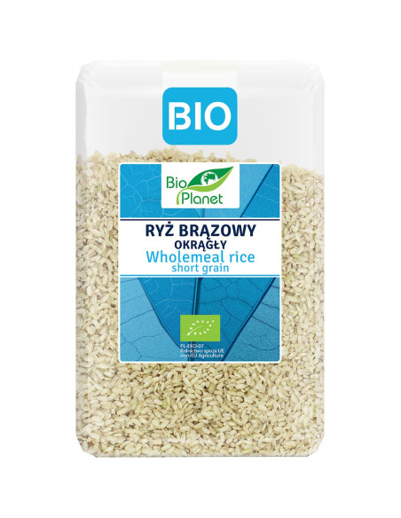 RYŻ BRĄZOWY OKRĄGŁY BIO 2 kg - BIO PLANET