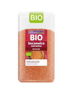 SOCZEWICA CZERWONA BIO 400 g - NATURAVENA