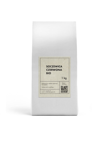 SOCZEWICA CZERWONA BIO 1 kg - THE PLANET