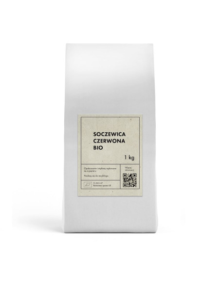 SOCZEWICA CZERWONA BIO 1 kg - THE PLANET