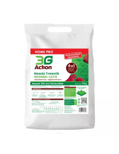 NAWÓZ DO TRAWNIKÓW WIOSNA - LATO 4w1 ECO 10 kg - 3G ACTION