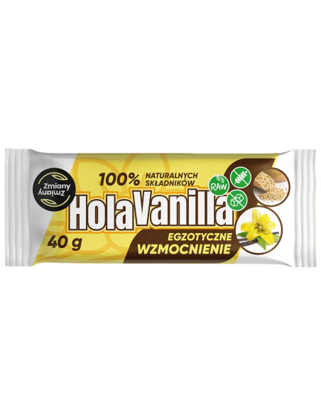 BATON HOLA VANILLA BEZGLUTENOWY 40 g - ZMIANY ZMIANY