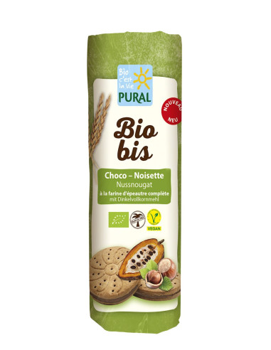 CIASTKA MARKIZY ORKISZOWE Z KREMEM KAKAOWO - ORZECHOWYM FAIR TRADE BIO 320 g - PURAL (BIO BIS)