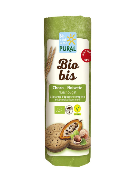 CIASTKA MARKIZY ORKISZOWE Z KREMEM KAKAOWO - ORZECHOWYM FAIR TRADE BIO 320 g - PURAL (BIO BIS)