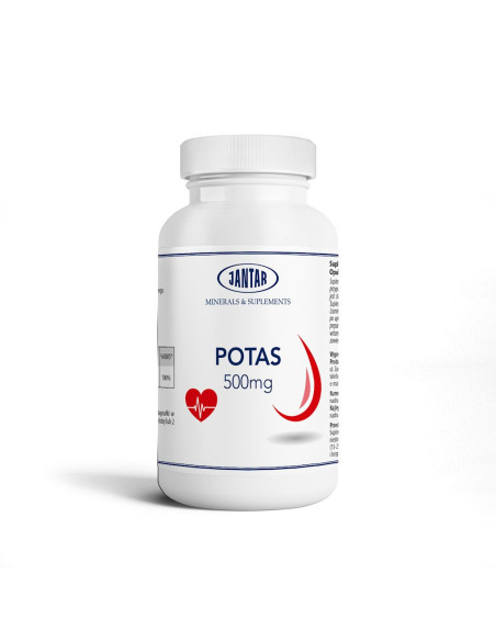 POTAS (500 mg) 60 KAPSUŁEK - JANTAR