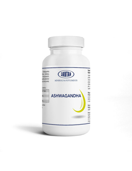 ASHWAGANDHA EKSTRAKT (500 mg) 90 KAPSUŁEK - JANTAR