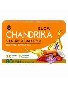 Glow Chandrika mydło sandałowe - 75g - Bombay Bazaar