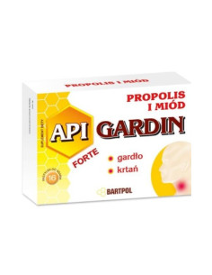 Apigardin Forte propolis miód - 16past - Bartpol