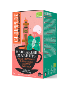 Herbatka z miętą, cynamonem i lukrecją (marrakesh markets) bio - (20 x 1,75 g) 35 g - Clipper
