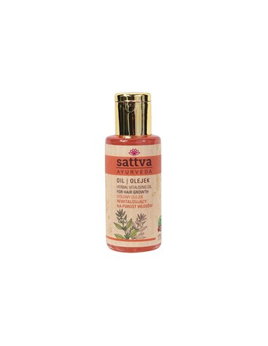 Oejek do włosów ziołowy rewitalizujący na porost włosów - 100 ml - Sattva (Ayurveda)