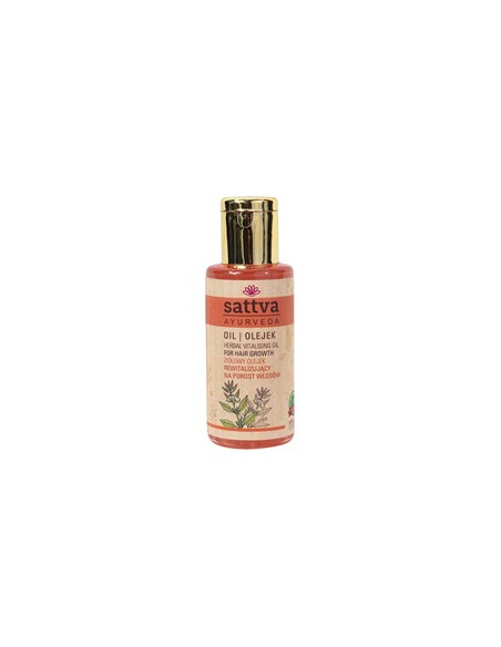 Oejek do włosów ziołowy rewitalizujący na porost włosów - 100 ml - Sattva (Ayurveda)
