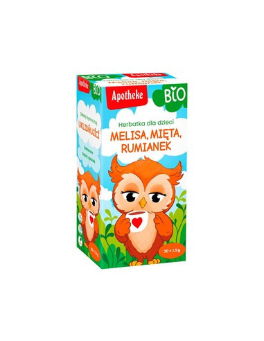 Herbata uspokajająca dla dzieci bio -20x1,5g - Apotheke