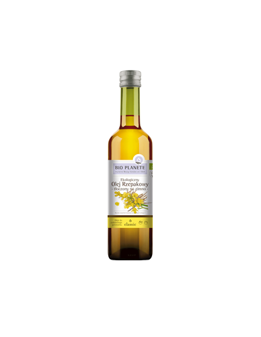 Olej rzepakowy virgin Bio - 500ml - Bio Planete