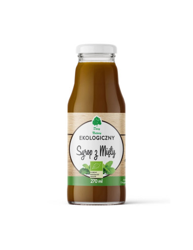 Syrop z mięty EKO - 270ml - Dary Natury