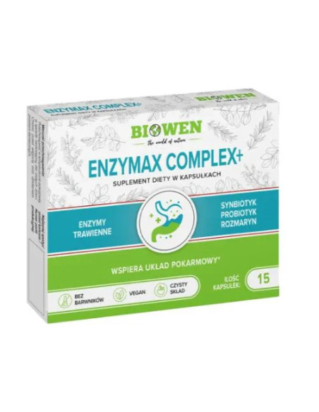 Enzymax complex+ - 15kaps - Biowen