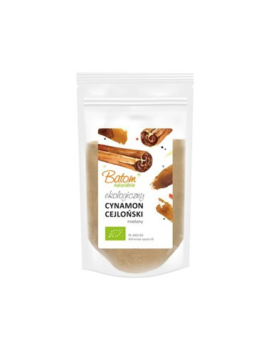 Cynamon cejloński mielony bio 125 g - BATOM
