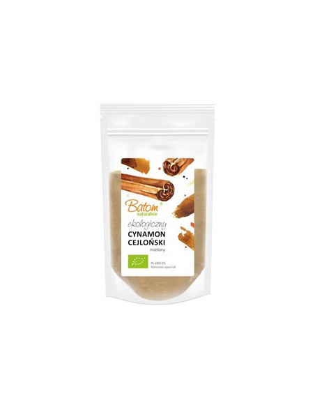 Cynamon cejloński mielony bio 125 g - BATOM