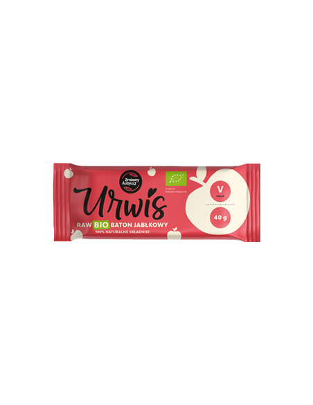 Baton jabłkowy urwis bezglutenowy bio - 40 g - Zmiany Zmiany