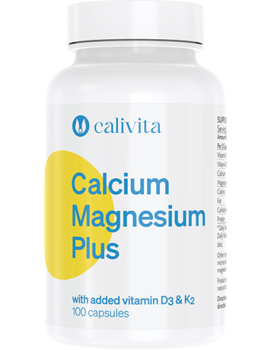 Calcium Magnesium Plus - 100kaps - Calivita