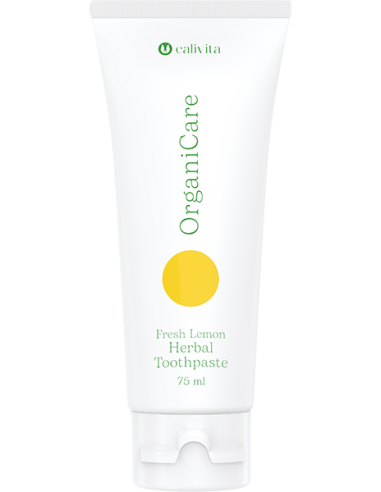 Organicare pasta do zębów fresh lemon - 75ml - Calivita