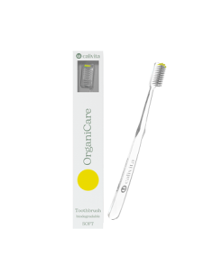 Szczoteczka do zębów Organicare żółta  - 1szt - Calivita
