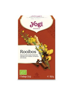 Herbatka rooibos z cynamonem i goździkami BIO 17 saszetek - 30,6g - Yogi Tea