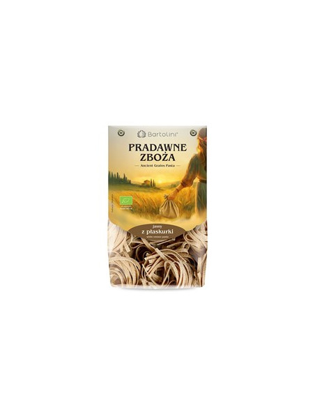 Makaron z płaskurki gniazda tiagatelle Bio - 250g - Bartolini (pradawne zboża)