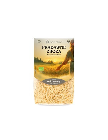 Makaron orkiszowy nitki Bio - 250g - Bartolini (pradawne zboża)