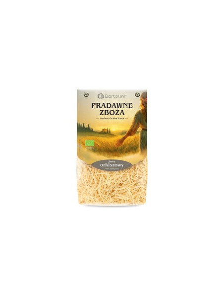 Makaron orkiszowy nitki Bio - 250g - Bartolini (pradawne zboża)
